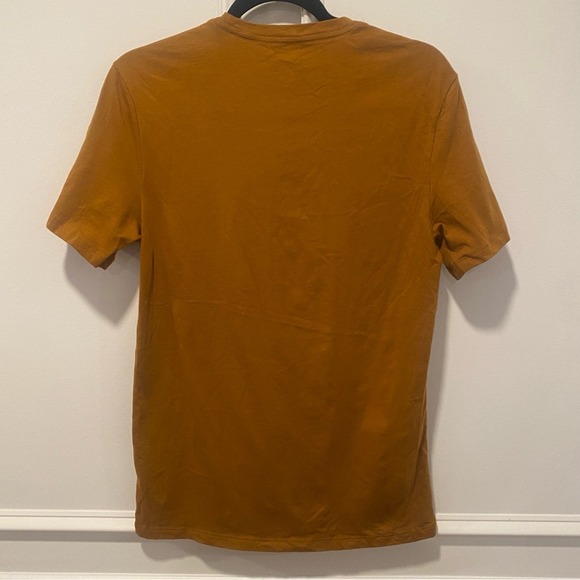 Everlane Uniform T-Shirt Men's Small Mustard Yellow Organic Cotton Crew Neck - Picture 3 of 4